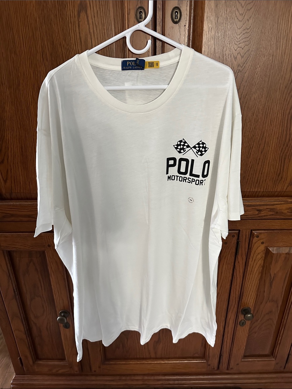 Polo by Ralph Lauren White Motorsport Graphic Tee